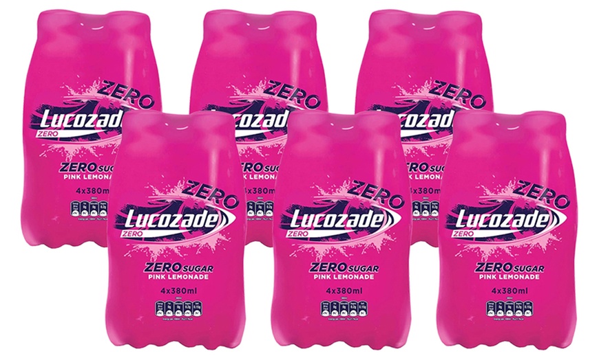 Image 34: Lucozade Energy Flavoured Sparkling Drink 380ml 24-Pack