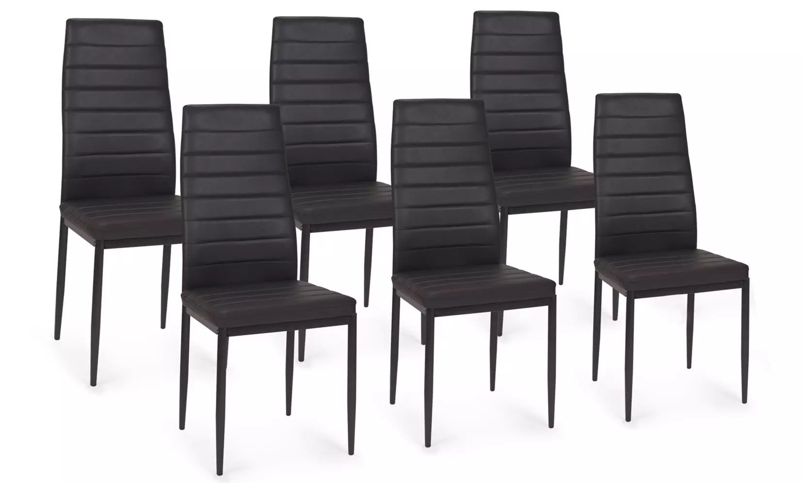 Lot de 4 ou 6 chaises pour salle à manger "Regilux", livraison gratuite - Second Medium