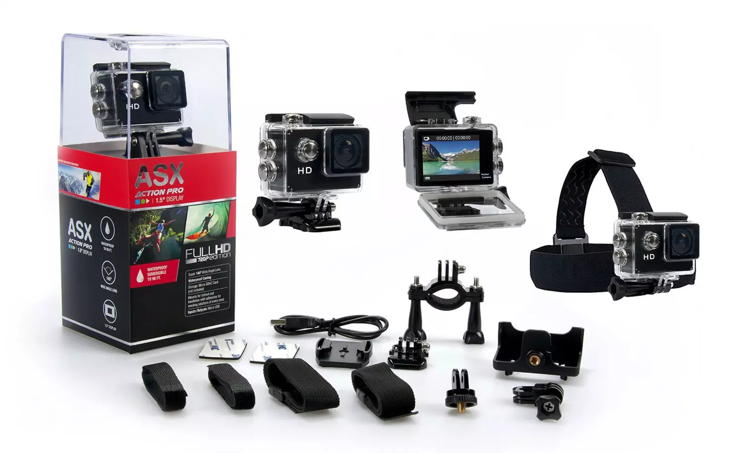 ASX ActionPro HD Sports Camera Bundle - Primary Image