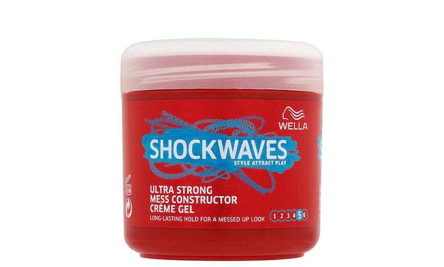 Image 1: Wella Shockwaves Hair Creme Gel