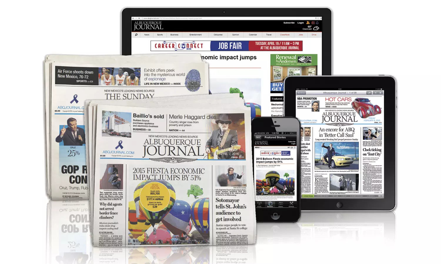 One-Year Digital Subscription to The Albuquerque Journal (Up to 75% Off). Two Options Available. - Primary Image