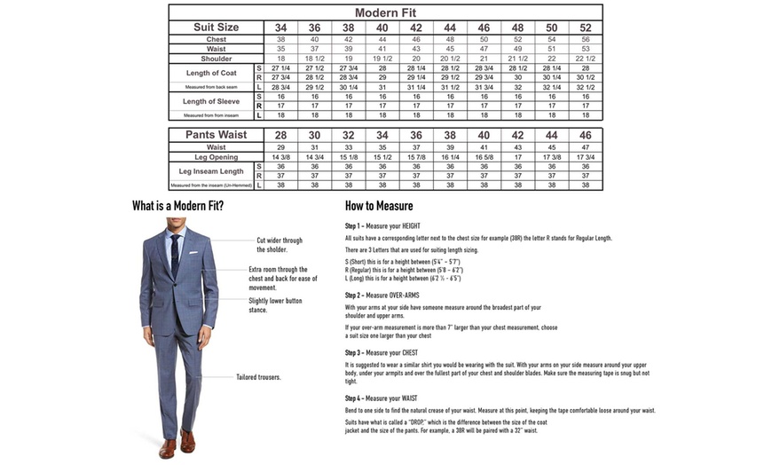 Jack Luxton Men's Modern Fit Runway Tuxedos (2-Piece) | Groupon