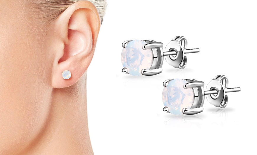 Image 2: Philip Jones Earrings with Crystals from Swarovski®