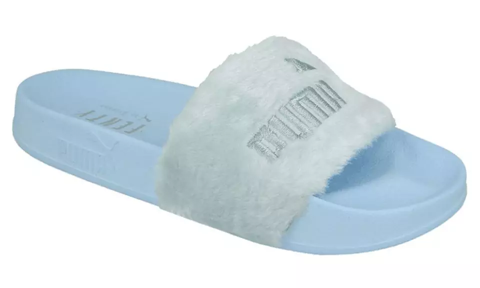 Puma Fenty Women's Faux Fur Slides - Image 3