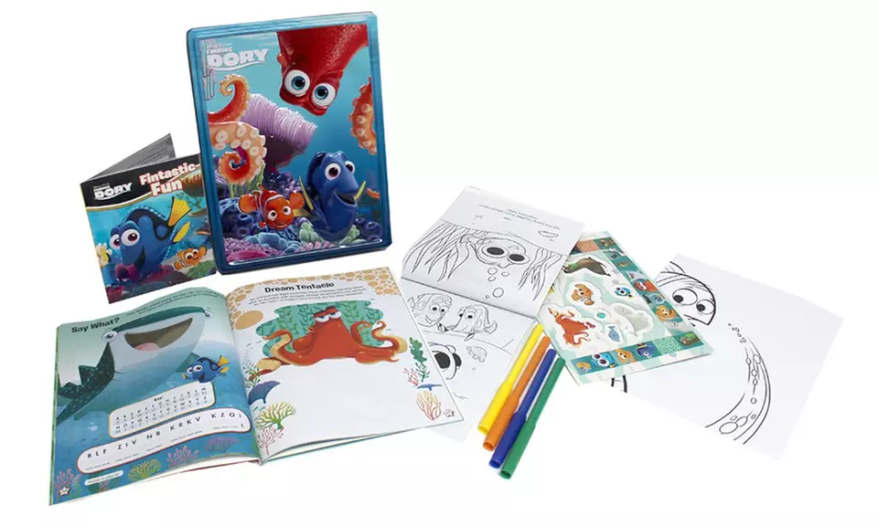 Disney Pixar Finding Dory Beginner's Reading and Activity Book Pack (9-Piece) - Second Medium