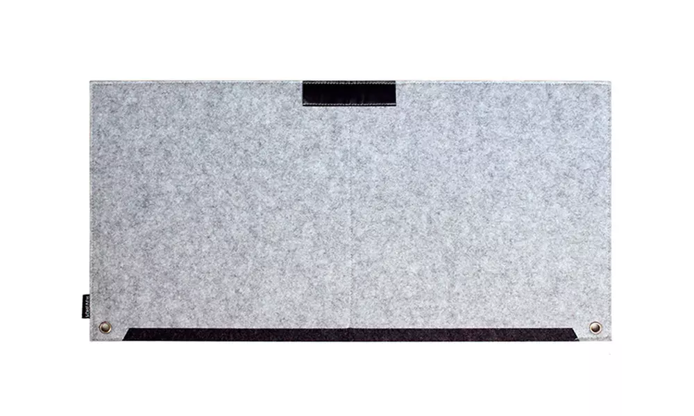 Trend Matters Soft Felt Desktop Mouse Pad with Storage Pockets and Pen Holder - Second Medium