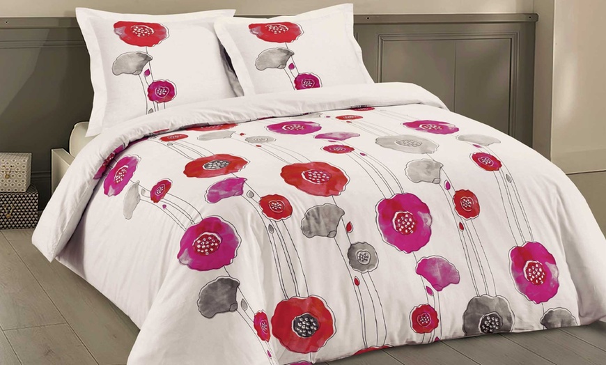 Image 3: Printed Duvet Cover Set