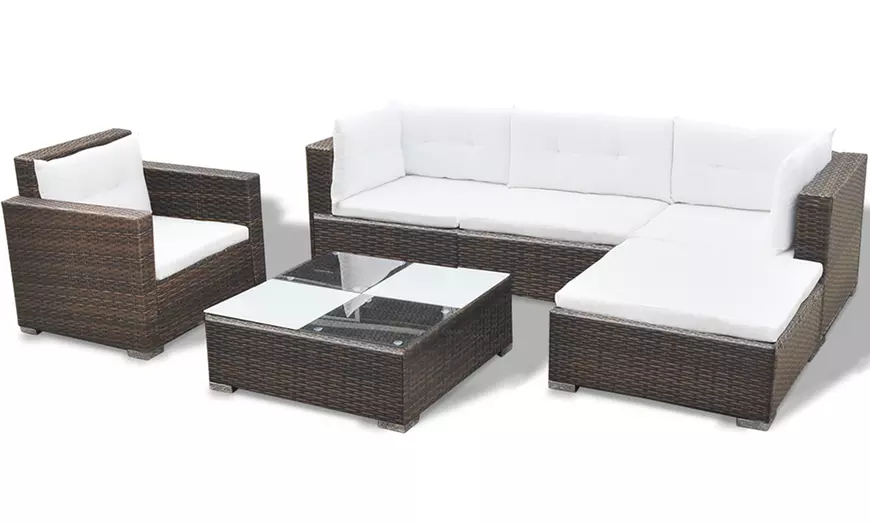 Image 25: Tuinset poly rattan