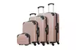 Lot de 4 bagages avec coins renforcés, coloris au choix - Second Medium