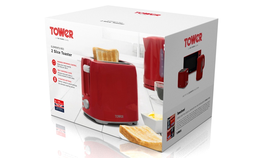 Image 24: Tower Toaster and Kettle Set