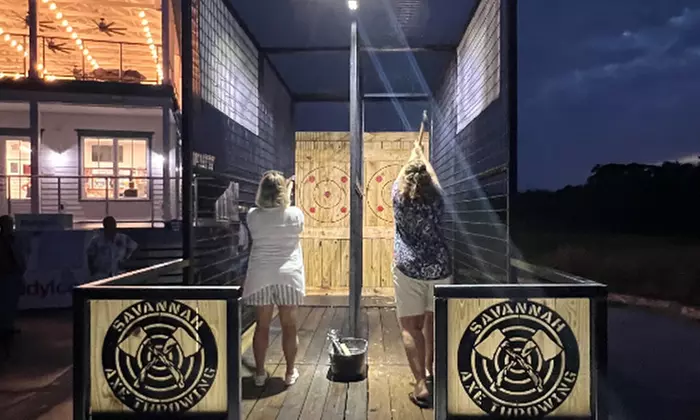 Four, Five or Six Hours of Mobile Axe Throwing at Savannah Axe Throwing (Up to 15% Off)  - Primary Image