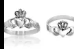 Stainless Steel Irish Claddagh Ring - Second Medium