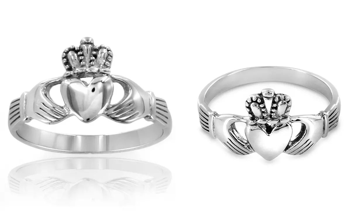 Stainless Steel Irish Claddagh Ring