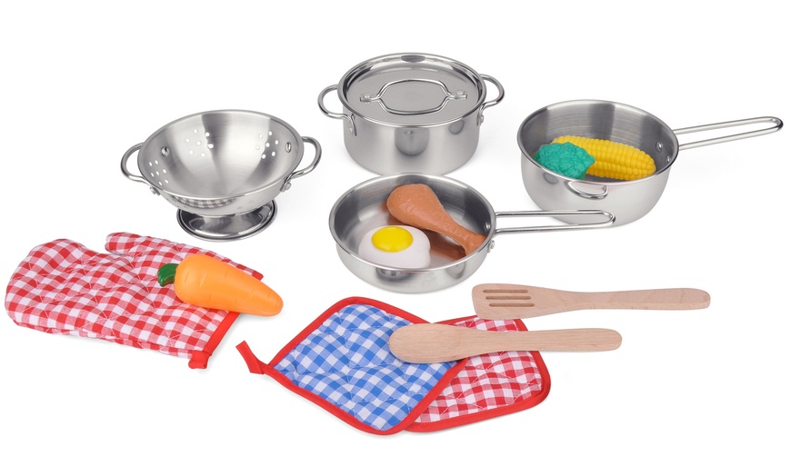 Image 1: 15-Piece Kids' Kitchen Set