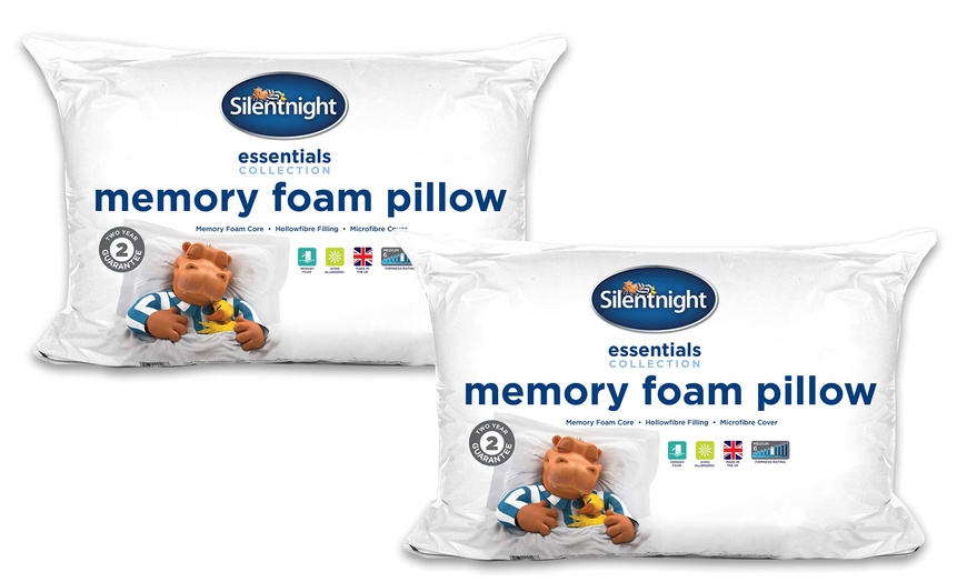 Image 4: Silentnight Memory Foam Pillow