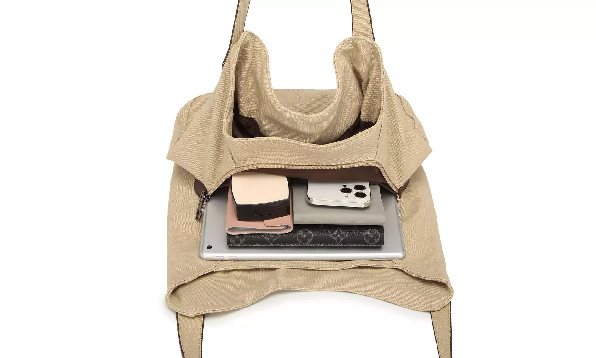 KONO Multipurpose Canvas Shoulder Tote Bag Shopping Bag