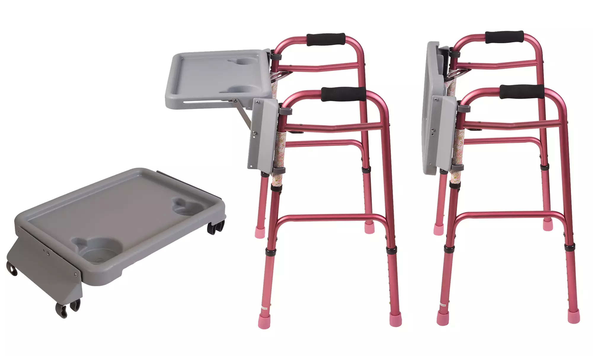 DMI Folding Walker Tray with Cup Holders - Primary Image