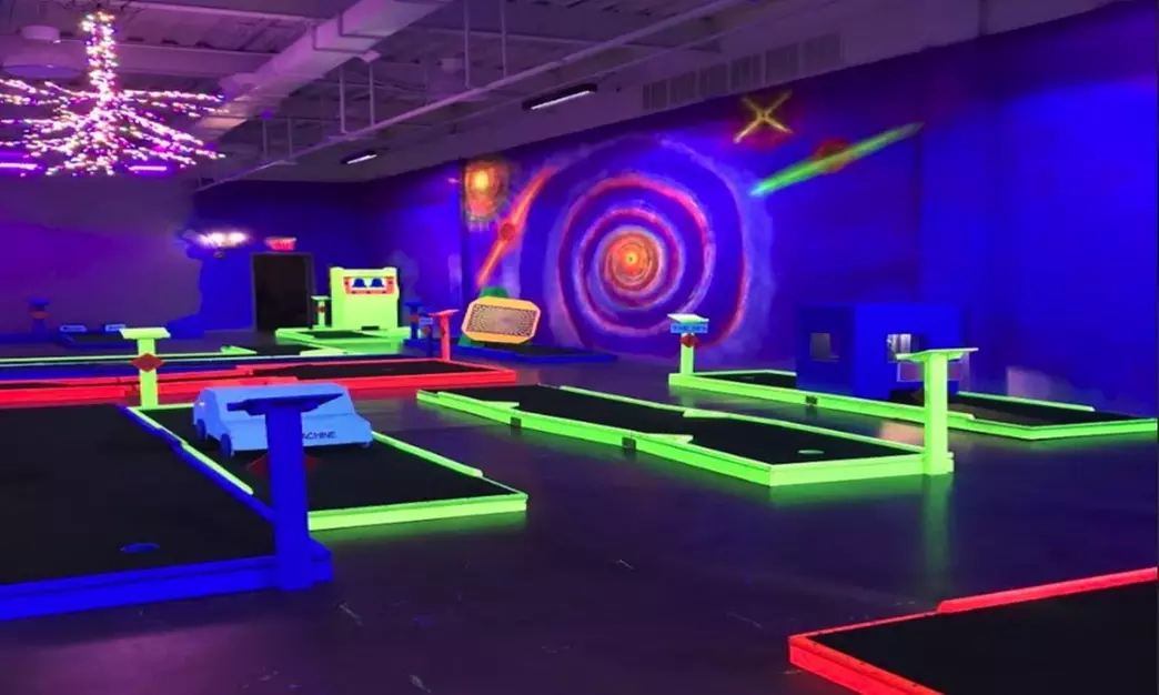 Three Rounds of Indoor Glow Golf for One, Two, Four, or Six at Planet X Mini Glow Golf (Up to 50% Off) - Second Medium