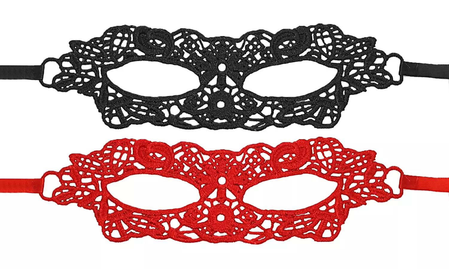 Masque érotique en polyester et dentelle - Primary Image