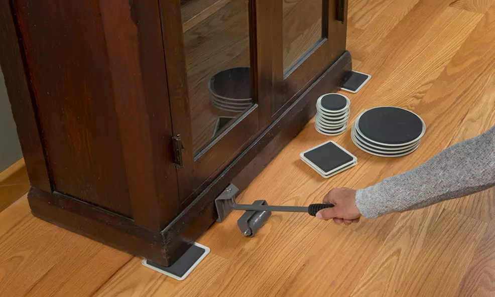 Evelots Furniture Moving Pad Set with Lifting Device (17-Piece) - Primary Image