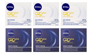 3x Nivea Q10 Anti-Wrinkle Creams