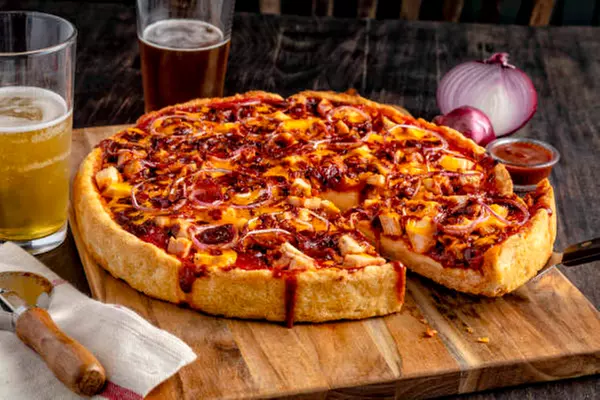 Deep Dish Pizza and Craft Beers or House Wine at Pizzeria Due