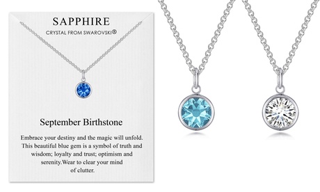 Colliers de naissance ornés de cristaux Swarovski® de Philip Jones