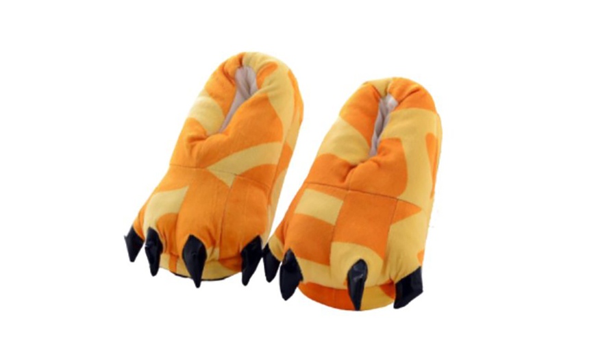 Image 6: Animal Paw Slippers