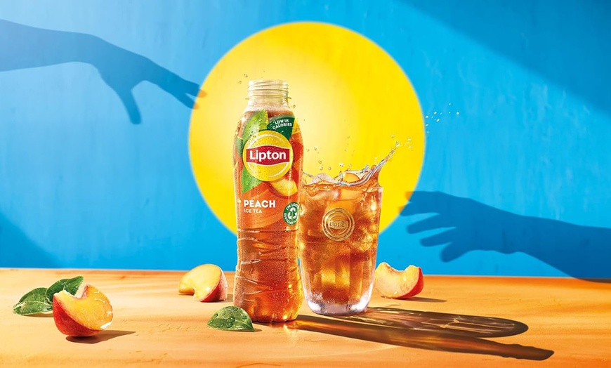 Image 1: Lipton Ice Tea Peach - 24 Pack of 500ml Bottles