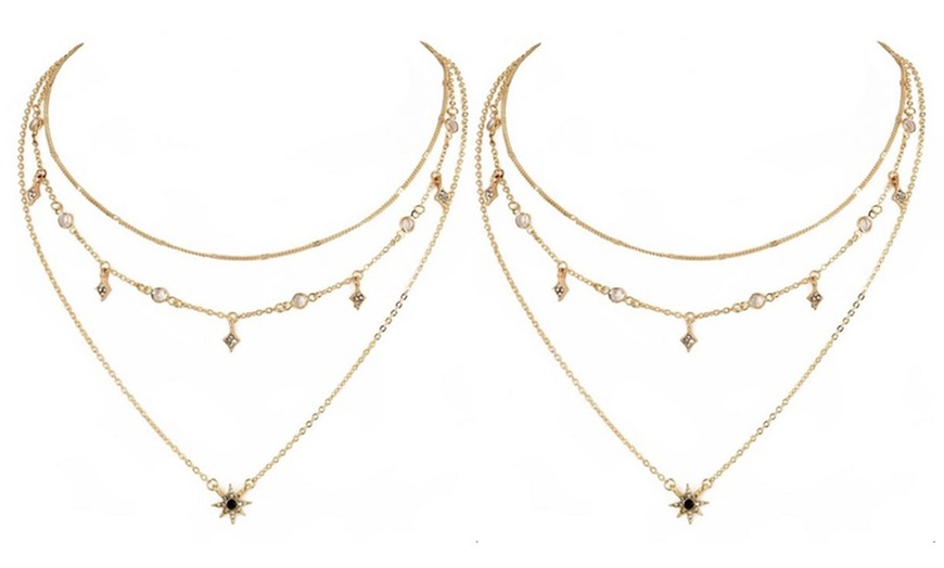 Image 3: Necklace with Stars