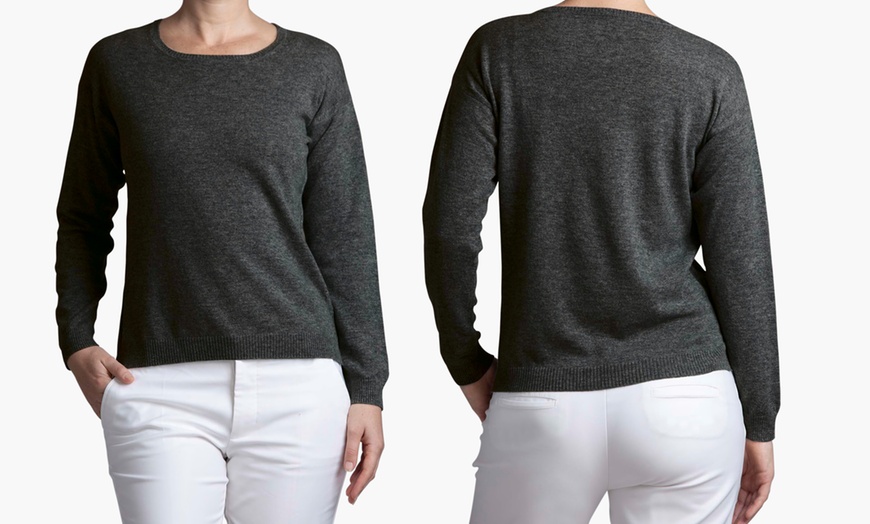 Image 2: Women's 100% Cashmere Jumper