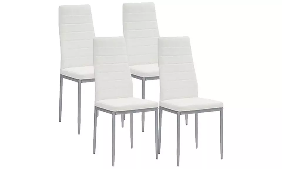 Set di 4 sedie in 5 colori Bakaji