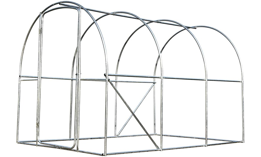 Image 5: Outsunny Walk-In Tunnel Greenhouse