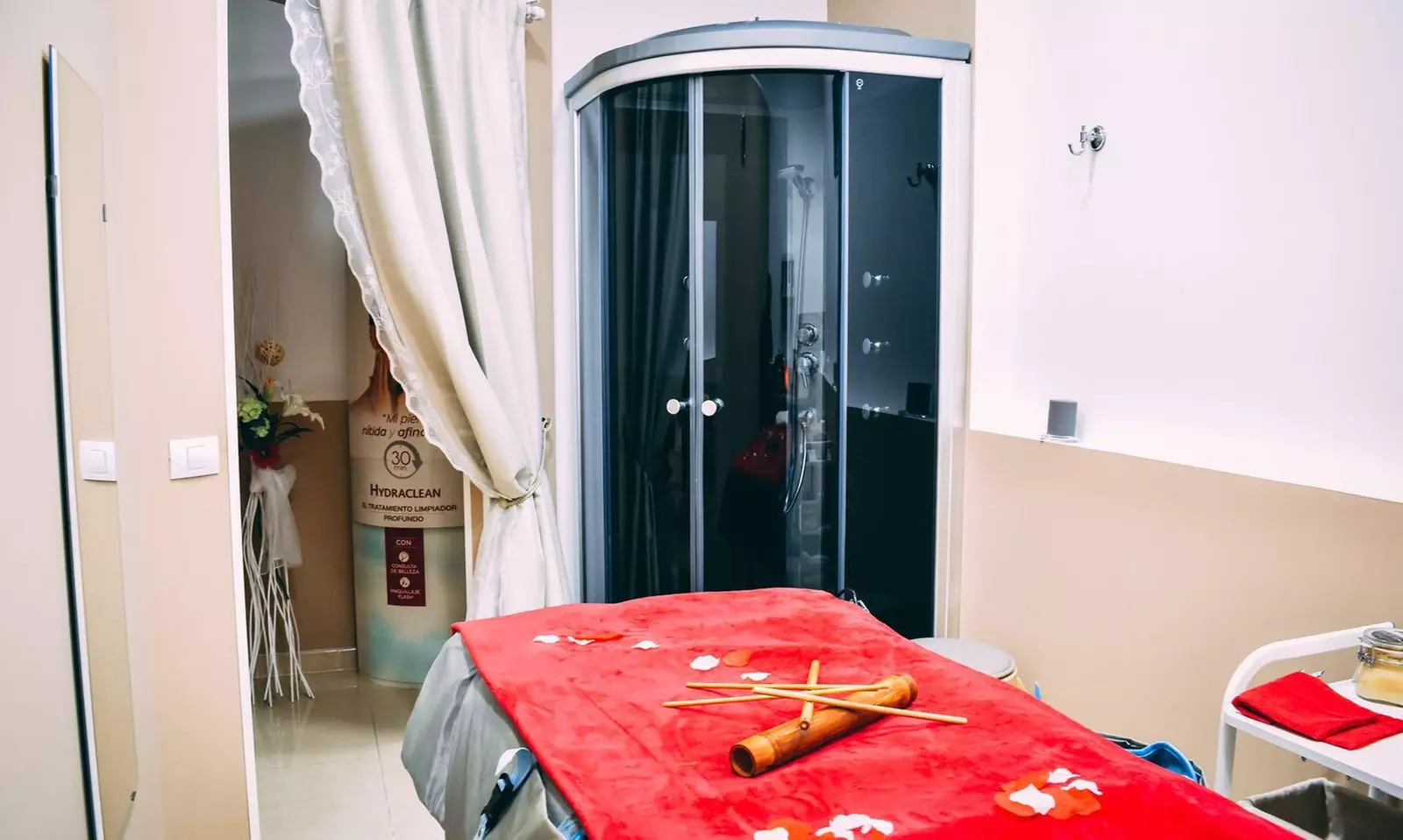 Sesión de limpieza facial