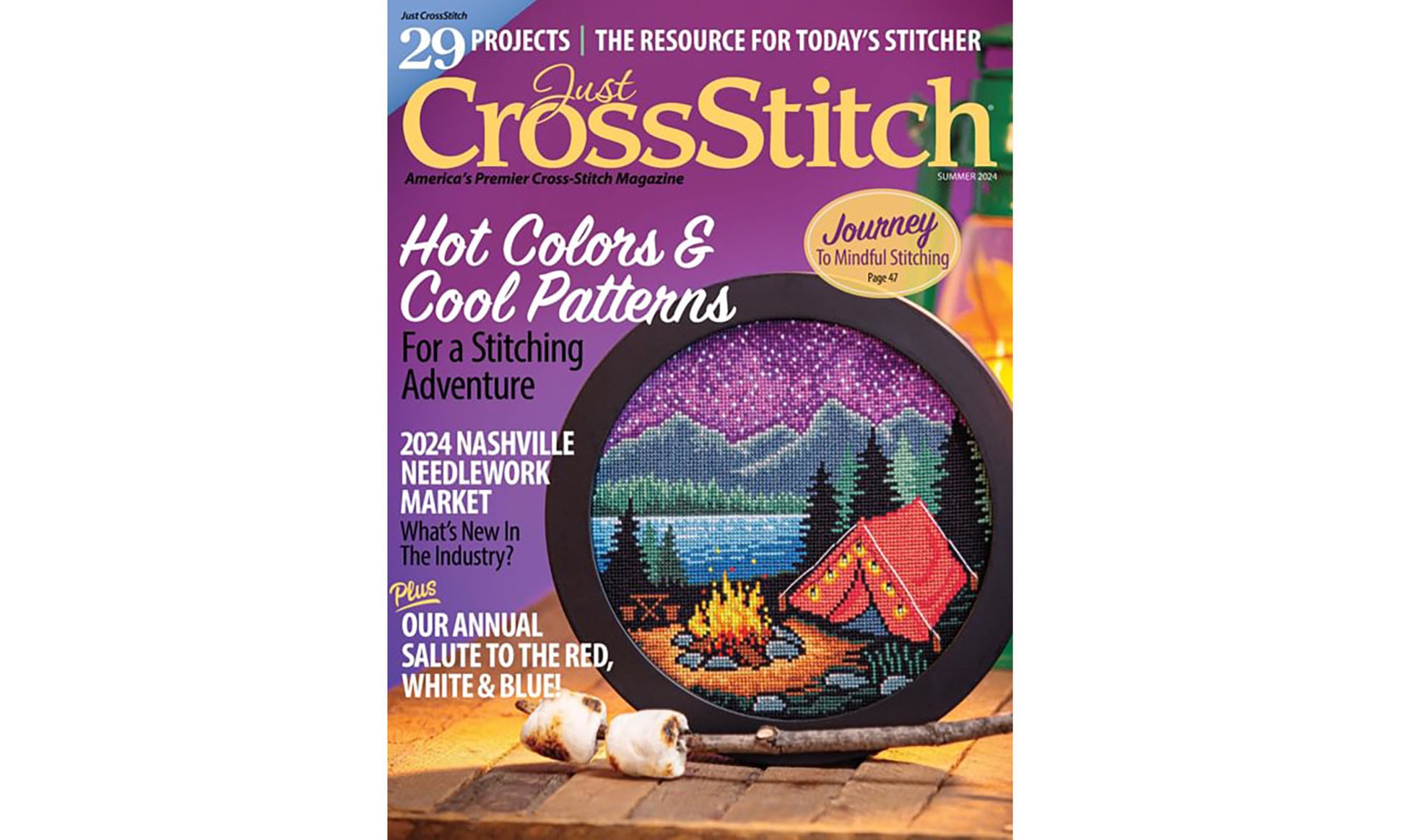 One-Year Subscription to Just CrossStitch Magazine (53% Off) - Primary Image