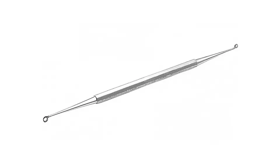 Limpiador eléctrico de poros y de puntos negros o herramienta extractora de imperfecciones de doble punta - Second Medium