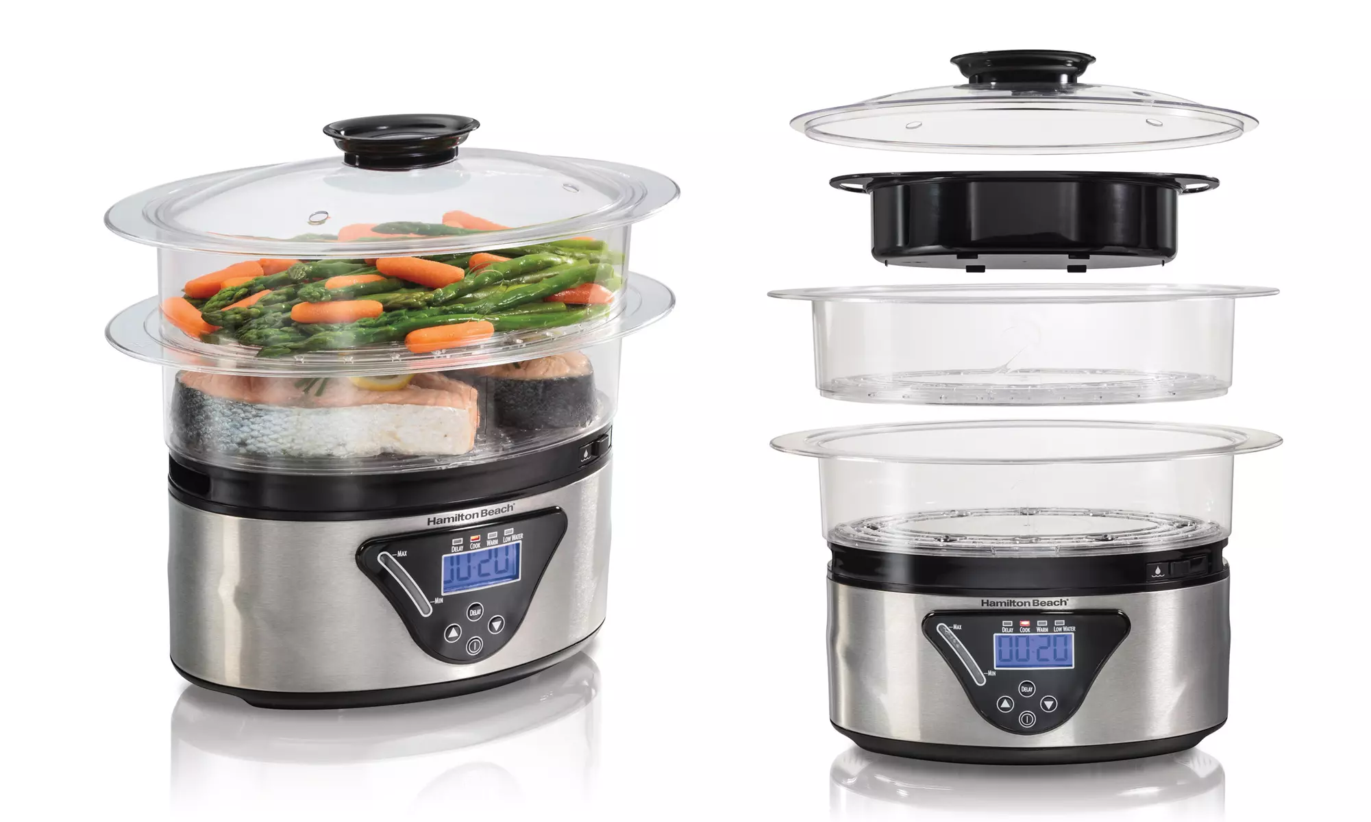 Hamilton Beach 5.5Qt. Digital Food Steamer and Rice Cooker - Primary Image