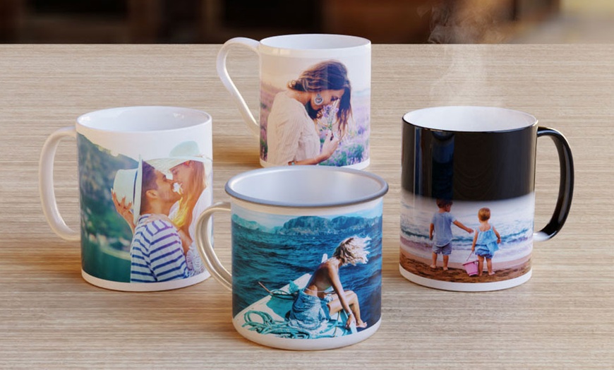 Image 6: One or Two Personalised Mugs from Photo Gifts