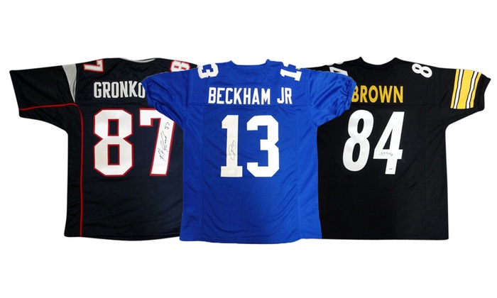 Up To 60 Off On Nfl Player Autographed Jersey Groupon Goods