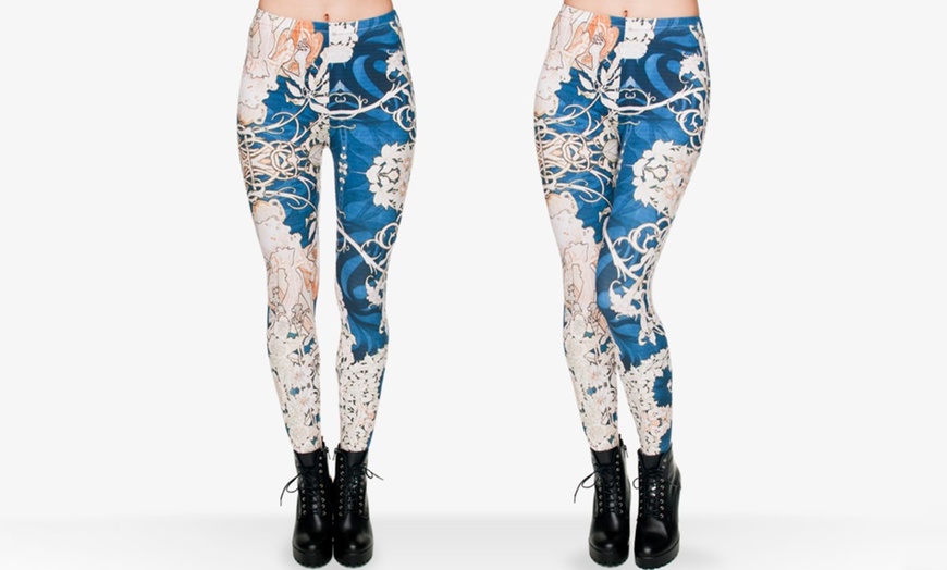 Image 2: Kukubird Novelty Leggings