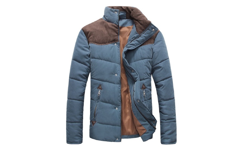 Image 4: Men's Shoulder Padded Jacket