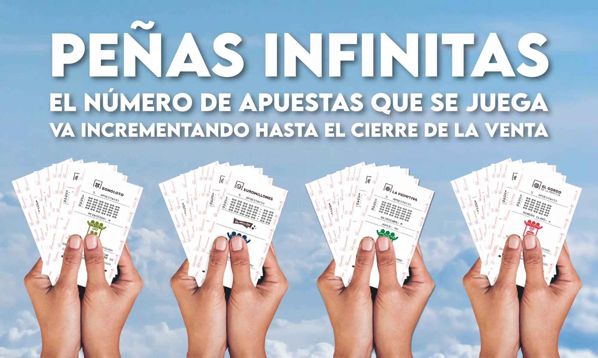 Participación para la peña Infinita en Bonoloto, El Gordo de la Primitiva, Euromillones o La Primitiva con Serviapuestas - Primary Image