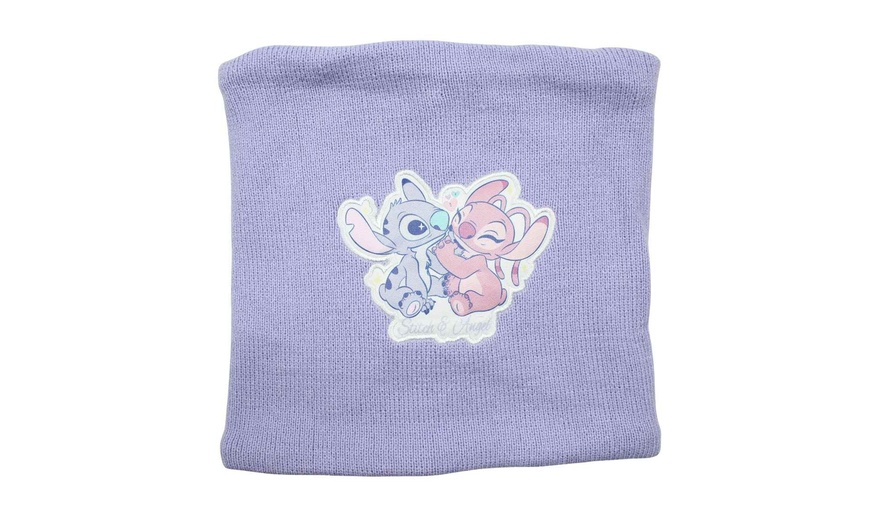 Image 7: Ensemble bonnet, gant, tour de cou Lilo & Stitch, Paw Patrol ou Minnie