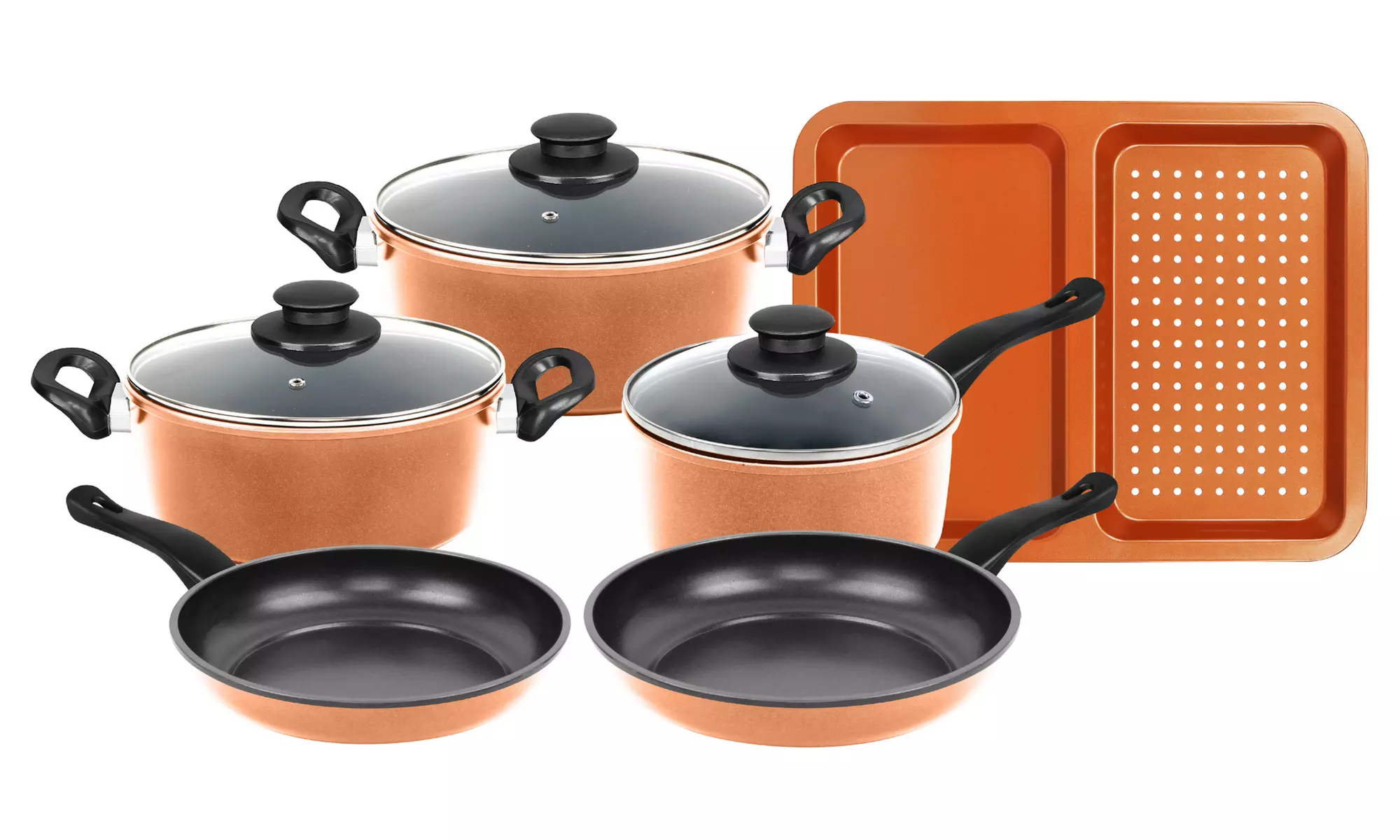 Herzberg 9-teiliges Kochgeschirr-Set