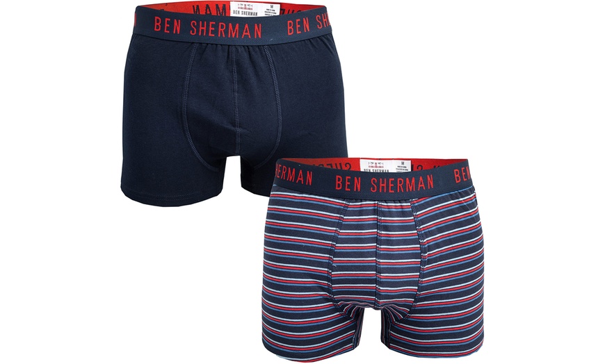 Image 2: Two-Pack Ben Sherman Boxer Shorts