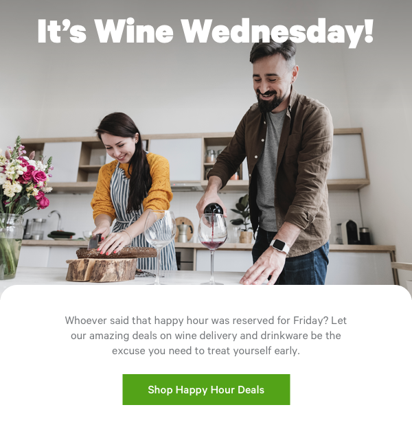 Shop Happy Hour Deals