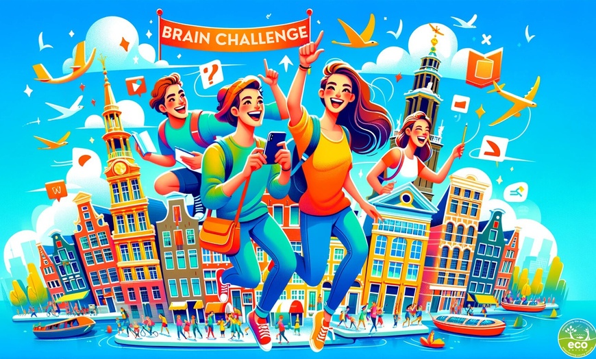 Image 12: Interactieve 'City Brain Challenge' tour door de straten van Amsterdam