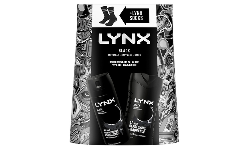 Image 2: Lynx Freshen up The Game Black Gift Set 