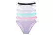 Angelina Bikini Panties with Lace Waist Design (6-Pack) - Second Medium