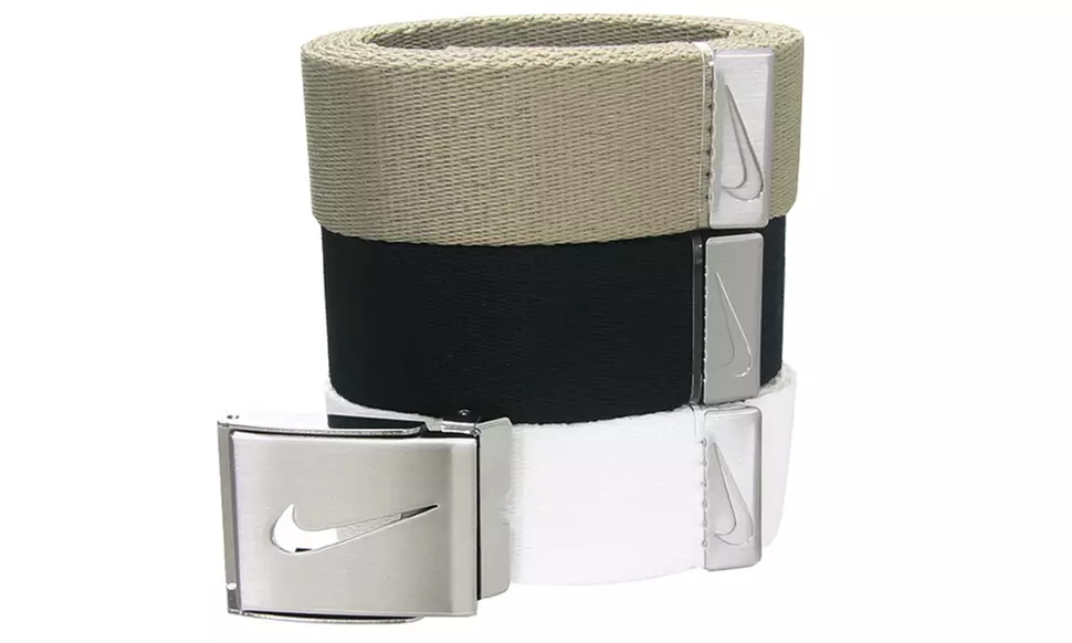 Nike Golf Men's 3-in-1 Web Pack Belts (3-Pack) - Second Medium